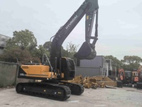 Excavatrice sur chenilles Hyundai R220, classe 20 tonnes, 99 % neuve, moteur Cummins et hydraulique Kawasaki, à vendre, prête à l'emploi