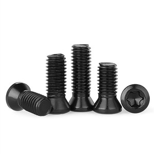 High Quality Torx Machine Screw Round Flat Head M3 M4 M5 12.9 Grade Alloy Steel <strong>CNC</strong> Plum Blossom <strong>Countersunk</strong> Head Screw - Product Image 2