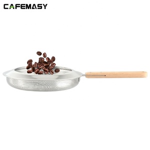 Celldeal — filet de grains de <span class=keywords><strong>café</strong></span> en acier inoxydable, Style coréen, avec poignée en bois, Cage de cuisson pour grains - Product Image 3