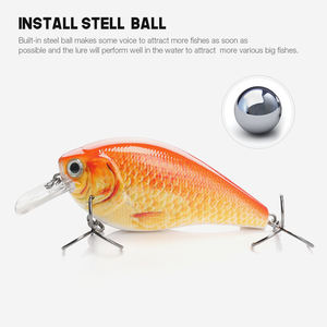 VTAVTA — leurre méné Spinner Popper avec hameçon, mini appât artificiel idéal pour la pêche au méné, 7cm, 15g - Product Image 5