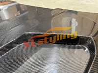 Accessoires de pare-chocs avant pour voiture, capot moteur pour BMW F95 X5, fibre de carbone véritable