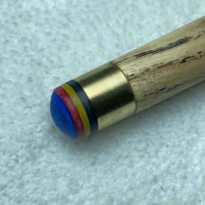 Punta de taco de billar multicapa Zero Rainbow Blue Peacock, punta de taco de billar de 11 mm para taco de billar chino de 8 bolas - Product Image 3