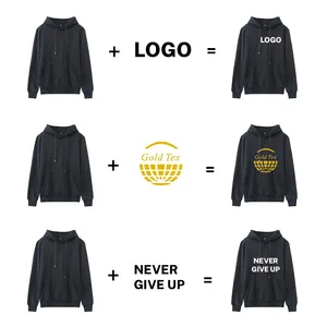 Unisex Người Đàn Ông Của Heavyweight Hoodies Biểu Tượng Tùy Chỉnh Thiết Kế Bán Buôn Thời Trang Phố Phong Cách Nâu Dây Kéo In Kỹ Thuật Số Cho Mùa Xuân - Product Image 2