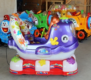Machine de jeu électrique baleine, mini distributeur, jeux d'équitation, qiq, - Product Image 2