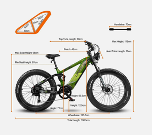 Nueva Bicicleta Eléctrica Cyrusher Ranger 2.0 Todoterreno con Suspensión de Aire, 8 Velocidades, 750W, 52V, 20AH, de Fibra de Carbono, con Pedales Ordinarios, para Carreras, EE. UU. - Product Image 4