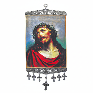 Adorno colgante de pared con diseño de Jesús, tejido turco de 20 Cm de tela de Turquía - Product Image 2