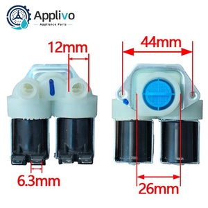 Valvola di Ingresso Acqua Elettrica Durevole FPS180G1 per <span class=keywords><strong>Lavatrice</strong></span>, Elettrovalvola a Doppia Testa 220-240V 50/60Hz Compatibile con Midea Little - Product Image 5