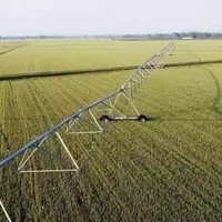 Sistema de Riego por Pivote Central de Gran Escala Daringfish con Guía GPS y Conectividad IoT, Construcción Metálica, para Granjas de 168m