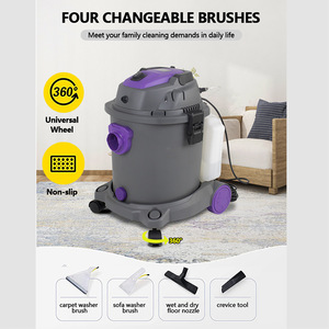 <span class=keywords><strong>Aspirateur</strong></span> Balai Haute Puissance 1400W Portable pour Nettoyage Humide et Sec des Tapis, Type Bidon, pour Maison, Voitures, Hôtels, Électrique <span class=keywords><strong>avec</strong></span> <span class=keywords><strong>Sac</strong></span> - Product Image 2