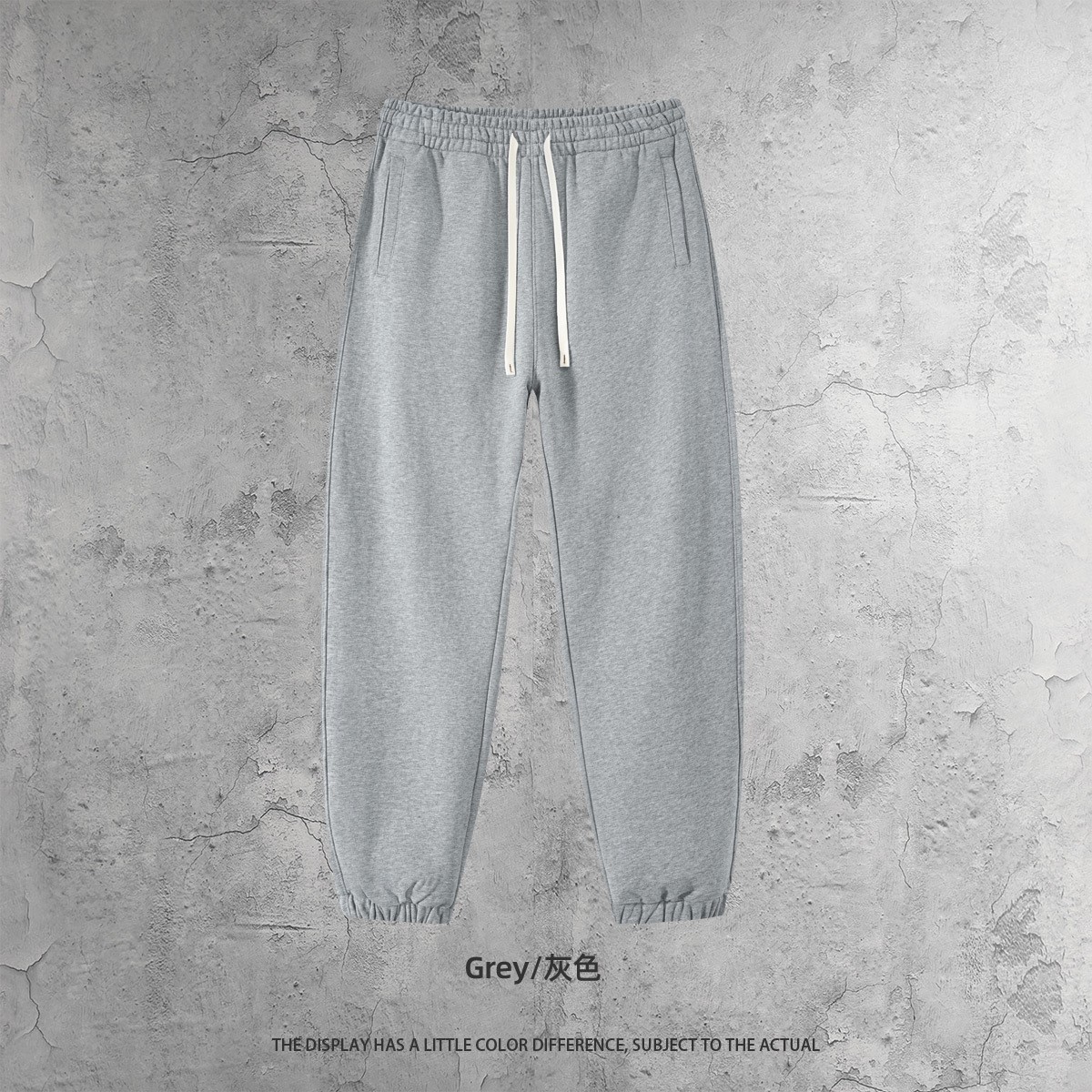 Ankle-fit pants-gray