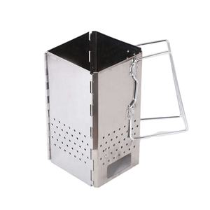 Barbecue au charbon de bois en acier inoxydable épaissi, barbecue d'extérieur portable pliable, foyer chauffant, vente en gros - Product Image 2