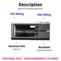 Services d'usinage CNC de précision en aluminium pour composants industriels, pièces de rechange de moteur pour équipements semi-conducteurs
