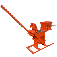 Brique de boue manuelle SHM2-40 faisant la machine