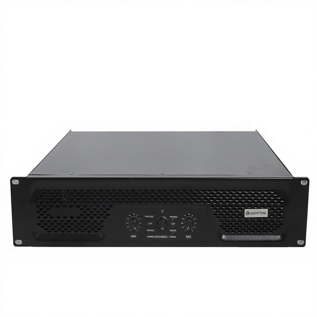 2U Professional Power Amplifier with Toroidal Transformer for PA and Sound Reinforcement Systems