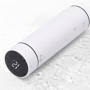 Bouteille isotherme personnalisée avec logo 500 ml, thermos, gourde, affichage numérique de la température LED, en acier inoxydable, bouteille d'eau intelligente - Product Image 3