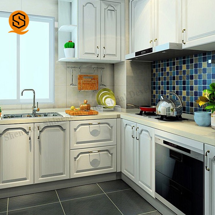 Однотонная поверхность, белый мраморный дизайн, кухонная столешница, столешница, кухонные столешницы