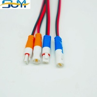 Connecteur miniature étanche personnalisé breveté M6 2 broches adapté aux applications d'éclairage LED