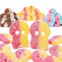 Groothandel Zweedse snoepjes, zure kauwgommetjes, vegan, halal gecertificeerd, US & EU-conform, voor supermarkt bulk levering