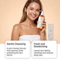 Gel Douche Végétal Fraîcheur Kaki Chine Nettoyant Doux Hydratant et Rafraîchissant pour Tout le Corps Parfum Naturel