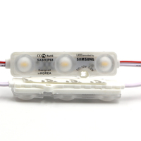 Module LED Samsung SMD 5730 DC12V, éclairage IP68 étanche, 3 LED, éclairage arrière, éclairage de miroir, rouge, bleu, vert, blanc, puces LED