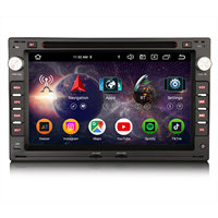 Autoradio Android 16 8 Go 128 Go avec CarPlay GPS DAB+ 4G SIM OBD2 IPB BT5.0 pour VW SEAT SKODA Lecteur multimédia automobile Stock EU