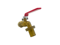 Robinet à bille en laiton Texoon HBV102, taille de port 1 pouce, robinet d'eau manuel