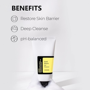 Limpiador Facial Diario Equilibrante, Hidratante y Calmante, Gel Limpiador Facial Espumoso con Mucina de Caracol para una Limpieza Profunda - Product Image 6