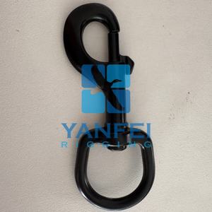 Moschettoni Girevoli in Ottone Nero Elettroforetico per Guinzagli per Cani - Product Image 5