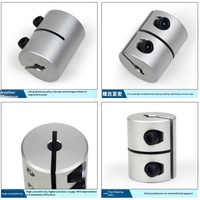 Couplage rigide pour machine CNC D20L25, tige de moteur pas à pas/servo, trou de serrage 4/5/6/7/8, disque en aluminium non standard