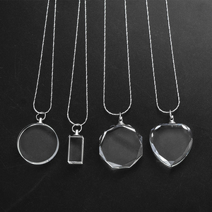 Nuevo Diseño, Venta al por Mayor, Collar de Cristal K9 en Blanco, Foto Personalizada, Grabado Láser 3D, Llavero de Cristal Rectangular <span class=keywords><strong>para</strong></span> Regalos - Product Image 6