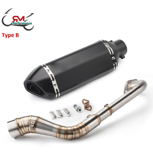 Silencieux d'échappement universel Slip-on complet, avec DB killer, pour <span class=keywords><strong>Moto</strong></span> <span class=keywords><strong>Yamaha</strong></span> NMAX <span class=keywords><strong>125</strong></span>/NMAX 155/NMAX125/NMAX155 - Product Image 2