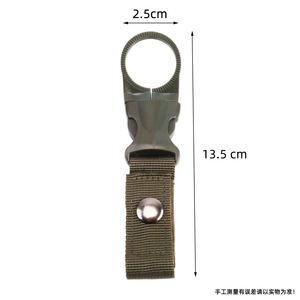 Tactical Water Bottle Holder Clip <b>Multi</b> <b>Tool</b> Outdoor <b>Camping</b> Buckle Olive Green Plastic 1PC All Seasons Use - Product Image 6