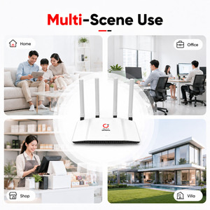เราเตอร์ OLAX AX1800 4G WiFi 6 ความเร็ว 1800Mbps แบบดูอัลแบนด์ ไร้สาย CPE พร้อมช่องใส่ซิมการ์ด ปลดล็อคแล้ว รองรับผู้ใช้ 64 คน เสาอากาศ 4 ต้น รองรับ OEM โลโก้สั่งทำได้ - Product Image 6