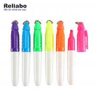 Stylo magique pour enfants, Mini porte-clés et surligneur, multicolores, papeterie scolaire