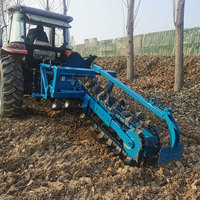 Zanjadora de Cadena para Tractor, Accesorio de Cargador, Zanjadora de Disco