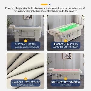 Shilu <strong>Water</strong> Spa Electric <strong>Massage</strong> Bed <strong>Water</strong> Heated Relaxing Beauty Salon Beds Popular Eyelash Beauty Beds for Spa Salon DMC8 - Product Image 2