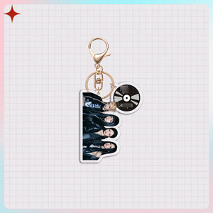 Porte-clés en acrylique style dessin animé Kpop en gros : SK, BP, <span class=keywords><strong>Gidle</strong></span>, TW, IVE – Pendentif lumineux - Product Image 3