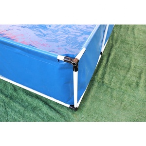 <span class=keywords><strong>SDM</strong></span> durevole pieghevole quadrato 5000 litri commerciale/grande allevamento telone in pvc stagno pieghevole serbatoio di pesce - Product Image 5