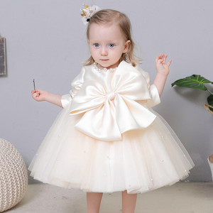 Alta calidad niños flor lujo boda arco grueso bebé niña vestidos de fiesta <span class=keywords><strong>princesa</strong></span> - Product Image 3