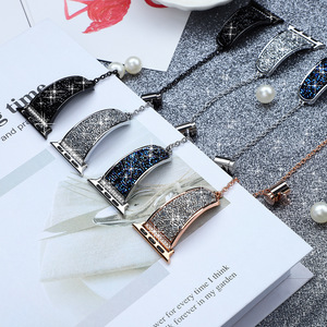 สายรัดข้อมือโลหะกลืนคุณภาพสูงสายนาฬิกาอัจฉริยะสุดหรูสำหรับ Apple Watch Ultra series 9 8 7 5 6 5 4 3 band - Product Image 2