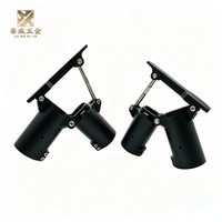 Pièces métalliques en aluminium personnalisées OEM, usinage CNC, support de fixation pliable à dégagement rapide 30 mm, origine Chine