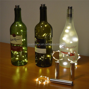 Luci di <span class=keywords><strong>bottiglia</strong></span> di vino <span class=keywords><strong>con</strong></span> sughero Fairy a batteria Mini luci argento guscio LED sughero per bottiglie di vino - Product Image 3