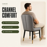 Fauteuil d'appoint minimaliste en tissu polaire Sherpa avec structure en métal noir, rembourrage personnalisé, idéal pour petit appartement - Vente en gros