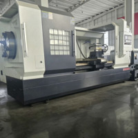 Torno CNC Horizontal Automático de Alta Resistencia QK1325 para Roscado de Tuberías en la Industria Petrolera |   Torno de un solo husillo con diámetro interior de 255 mm y distancia entre tomas de 800 mm