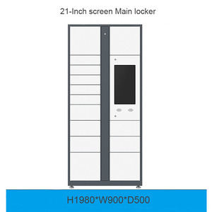 Thông minh ngoài trời lưu trữ Locker với bộ điều khiển thông minh bưu kiện giao hàng add-on khác nhau cắm tùy chọn cho tủ khóa chính - Product Image 4
