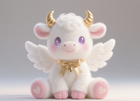 OEM dessin animé personnalisé vache mignonne Highland vache en peluche jouet pour enfants compagnon couette poupée cadeau de vacances pour petite amie