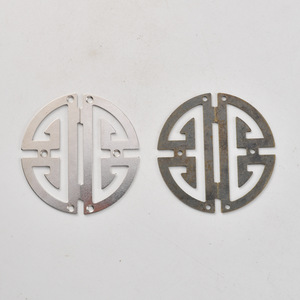 Antique Bronze Iron Fittings For Classical Furniture 6cm Diameter Chinese Style Longevity Decorative Piece Durable Carbon Steel - Product Image 1