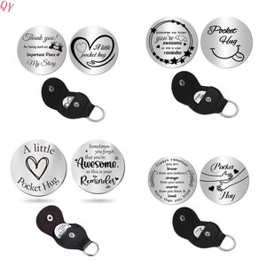 QQ Custom Couple Gifts Non-Fading Stainless Steel Jewelry Lucky Charm Inspirational <b>Decision</b>-Making <b>Coin</b> Keychain Gifts for Wome - Product Image 2