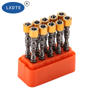 Juego de puntas de <span class=keywords><strong>destornillador</strong></span> de doble cabeza LXD de 65 mm PH2, acero S2, anillo magnético, mango de acero, HRC 60-62, OEM personalizado - Product Image 3