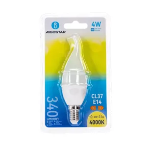 Ampoule LED E14 4W, efficace et décorative, idéale pour l'éclairage d'ambiance et la création d'atmosphères chaleureuses. - Product Image 2